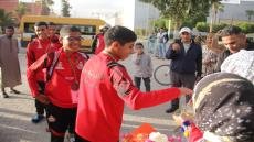 تكريم رياضي بطعم الانضباط: إعدادية “السعديين” بأيت إعزة تستقبل أبطالها في كرة الطائرة